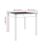 Vrtni stol 82,5 x 82,5 x 76 cm od masivne duglazije 823967