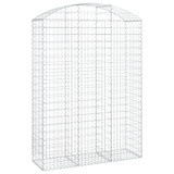 Gabionska košara s lukom 150x50x200/220 cm pocinčano željezo 153460