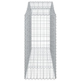 Gabionska košara s lukom 200x50x100/120 cm pocinčano željezo 153395 Gabionska košara s lukom 200x50x100/120 cm pocinčano željezo 153395