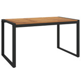 Vrtni stol s U-nogama 140 x 80 x 75 cm od masivnog drva bagrema 319515