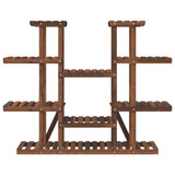 Stalak za cvijeće 110 x 25 x 110,5 cm od masivne jelovine 362857