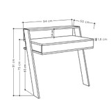 Radni stol Cowork - Bijela