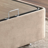 Baza krevetaEla Double - svijetlo smeđa (160 x 200)