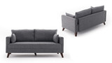 Sofa sa 2 sedišta Bella Sofa za 2 Pr - Siva