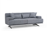 Sofa sa 2 sedišta Bentley 2 sedišta - siva