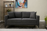 Sofa sa 2 sedišta Berlin - antracit, crna Sofa sa 2 sedišta Berlin - antracit, crna