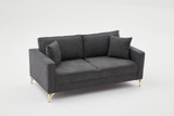 Sofa sa 2 sedišta Berlin - antracit, crna Sofa sa 2 sedišta Berlin - antracit, crna