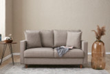 Sofa sa 2 sedišta Eva - Krem Sofa sa 2 sedišta Eva - Krem
