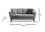 Sofa sa 2 sedišta Majorka 2 sjedala