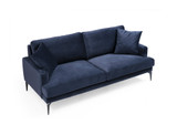 Sofa sa 2 sedišta Papira dvosjed - tamnoplava Sofa sa 2 sedišta Papira dvosjed - tamnoplava