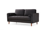 Sofa sa 2 sedišta Obod - Crna