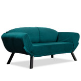 Sofa za 2 sjedišta Genzo - Petrol plava
