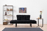 Sofa za 2 sjedišta Nitta – Crna