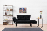 Sofa za 2 sjedišta Nitta – Crna