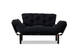 Sofa za 2 sjedišta Nitta – Crna