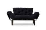 Sofa za 2 sjedišta Nitta – Crna