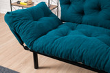 Sofa za 2 sjedišta Nitta - Petrol Blue
