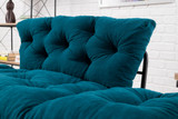 Sofa za 2 sjedišta Nitta - Petrol Blue