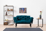 Sofa za 2 sjedišta Nitta - Petrol Blue