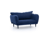Sofa za 2 sjedišta Vino dnevni krevet - tamnoplava \GR125\01