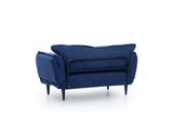 Sofa za 2 sjedišta Vino dnevni krevet - tamnoplava \GR125\01