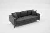 Sofa sa 3 sjedala Berlin - antracit, crna Sofa sa 3 sjedala Berlin - antracit, crna