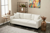 Sofa sa 3 sjedala Berlin - krem, crna Sofa sa 3 sjedala Berlin - krem, crna