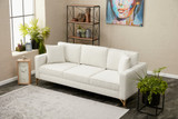 Sofa sa 3 sjedala Berlin - krem, zlato Sofa sa 3 sjedala Berlin - krem, zlato