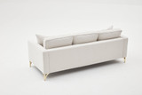Sofa sa 3 sjedala Berlin - krem, zlato Sofa sa 3 sjedala Berlin - krem, zlato