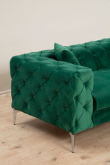 Sofa sa 3 sjedala Komo – Zeleni