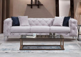 Sofa sa 3 sjedala Como - svijetlo siva