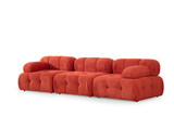 Sofa sa 3 sjedala Doblo trosjed (L1-O1-1R) - crveni