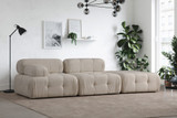 Sofa sa 3 sjedala Doblo 3 sjedala (L1-O1-Pouffe) Cream Bouclette Sofa sa 3 sjedala Doblo 3 sjedala (L1-O1-Pouffe) Cream Bouclette