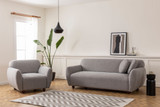Sofa sa 3 sjedala Eddy - svijetlo siva Sofa sa 3 sjedala Eddy - svijetlo siva