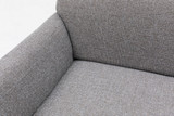 Sofa sa 3 sjedala Eddy - svijetlo siva Sofa sa 3 sjedala Eddy - svijetlo siva