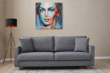 Sofa sa 3 sjedala Eva - Siva