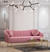 Sofa sa 3 sjedala Istiridye - ruža Sofa sa 3 sjedala Istiridye - ruža