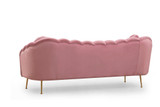 Sofa sa 3 sjedala Istiridye - ruža