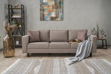 Sofa sa 3 sjedala Kelj Linen - krem Sofa sa 3 sjedala Kelj Linen - krem
