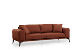 Sofa sa 3 sjedala Kenzo 3 - crijepno crvena