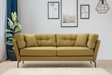 Sofa sa 3 sjedala Mapa - zelenkasto žuta