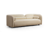 Sofa sa 3 sjedala Victoria Cream Bouclette