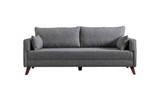 Sofa za 3 sjedala Bella Sofa Krevet - Siva