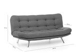 Sofa za 3 sjedala Misa Sofa - Siva