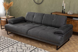 Sofa za 3 sjedala Mustang - antracit Sofa za 3 sjedala Mustang - antracit