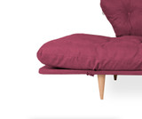 Sofa za 3 sjedala Nina Ležaljka - tamnocrvena GR105