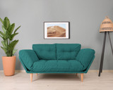 Sofa za 3 sjedala Nina Ležaljka - Petrol Green GR124