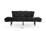 Sofa za 3 sjedala Nitta Triple - Crna