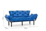 Sofa za 3 sjedala Nitta Triple - Plava