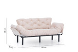 Sofa za 3 sjedala Nitta Triple - krema